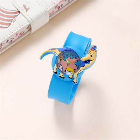 Watch watch quartz children's "dinosaur", silicone strap-3