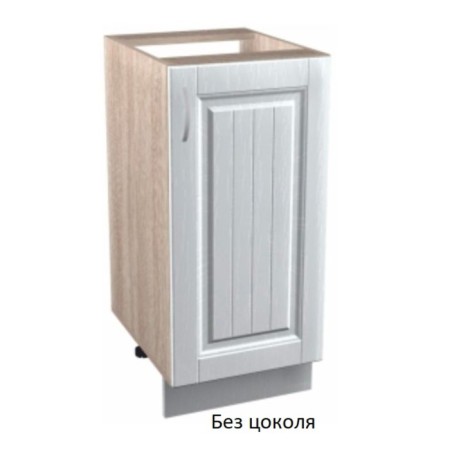 Floor cabinet 300x510x820 dairy oak/white
