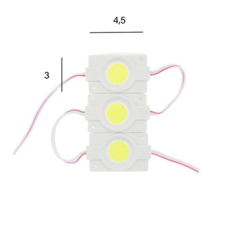 LED lighting of the salon 12 V, owls, 4.5 × 3 cm, IP68, 2.4 W, light white-1