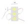 LED lighting of the salon 12 V, owls, 4.5 × 3 cm, IP68, 2.4 W, light white