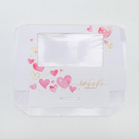 Confectionery packaging, a box with lamination "for loved ones", 20 x 12 x 4 cm-2