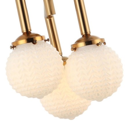 Suspendor Grozde 3xe27 40W, size 35x35x48.5-150 cm, bronze color-2