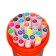 A set of markers 18 colors is bilateral, in plastic tube mix