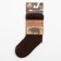 Children's socks with yak down, chocolate color, size 3 (3-4 years)