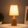Lamp desktop "India" 1x40W E27 Birch 16.5x16.5x35cm