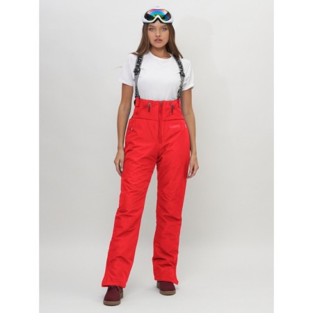 Ski -loving trousers, size 42, red color