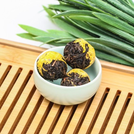 Chinese bound green tea, 50 g, yellow chrysanthemum-2