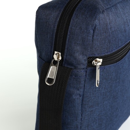Male bag, blue color-3