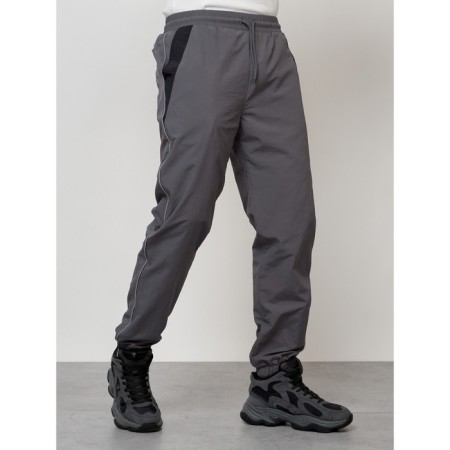Male tracksuit, size 48, gray color-6