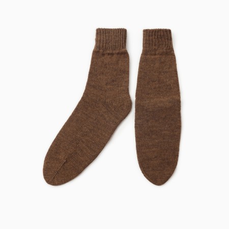 Women's socks, brown color, 23-25