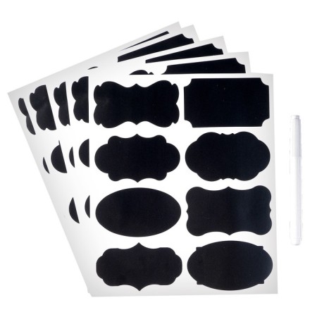 The stickers are waterproof, a set of sheets is 5 pcs., Cretaceous marker, size 1 stickers - 87 × 50 mm-2