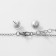 Set 2 objects: earrings, pendant "solo" oval, red color in black silver, 48 cm