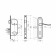 Smeal "Allur" Castle 103/3 CP, with a pen, 4 keys, color chromium