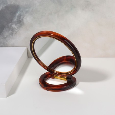 The desktop mirror is a suspended “circle”, bilateral, with an increase, d mirror surface 12 cm, the color “amber” color-2