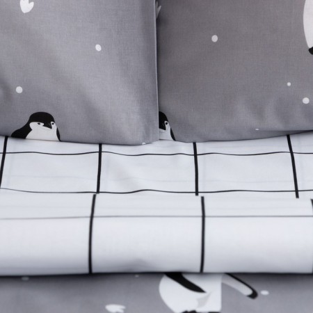 New Year. Ethel Ethel Penguins Bed Lighting 200*217 cm, 220*240 cm, 70*70 cm - 2 pcs-3