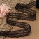 Capricon lace, 32 mm × 10 ± 1 m, black color