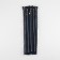 Metal zipper, No. 3, non-proceeding, automatic lock, 30 cm, dark blue color/nickel