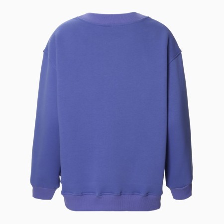 Women's sweatshirt was launched, lilac color, size l (46-48)-4