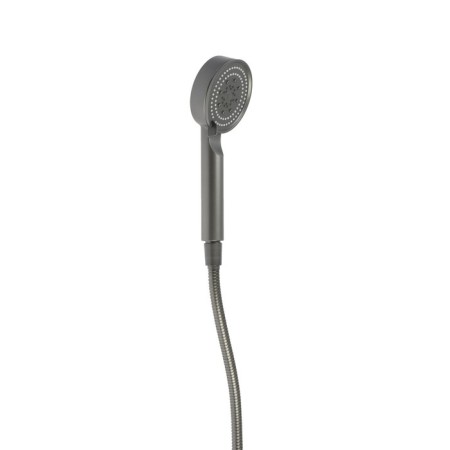 Bath mixer Zein Z3853, single -leaf, shower set, watering can 5 modes, graphite-7