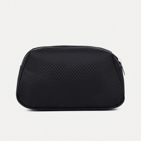 Cosmetic bag with lightning, black color-1