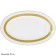 Oval dish lenardi annabelle, length 30 cm