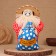 Browner Fedor "Be healthy, live rich", with a bag, 30 x 20 cm, mix