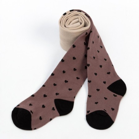 Pantyhose children's “peas”, beige color, height 86-92