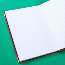 Notepad A6, 64 sheets, in a solid cover, gravity farz