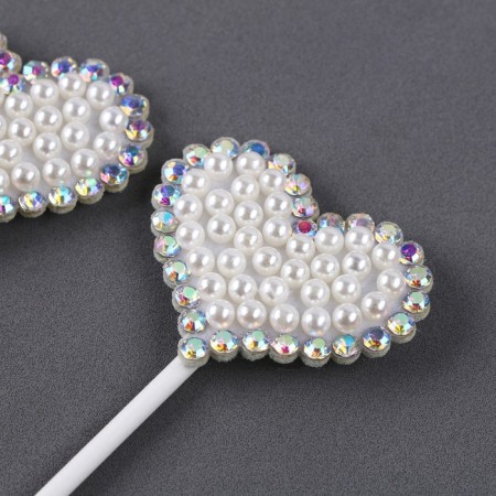 Set for decorating the cake "Brilliant hearts", in a set of 3 pcs.-2