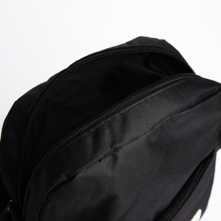 A backpack with a zipper, with USB, 4 outer pockets, bag, pencil case, black color-12
