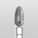Nail stickers "strips", metallized, silver color