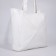 Shopper bag on magnet, white color