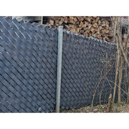 Fence tape, 48 mm, 50 m, gray-2