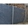 Fence tape, 48 mm, 50 m, gray