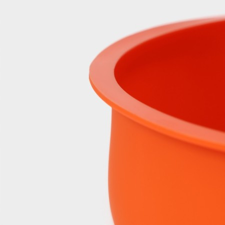 Baking uniform “Circle”, silicone, 28 × 5.5 cm, inner diameter 26 cm, orange color-5