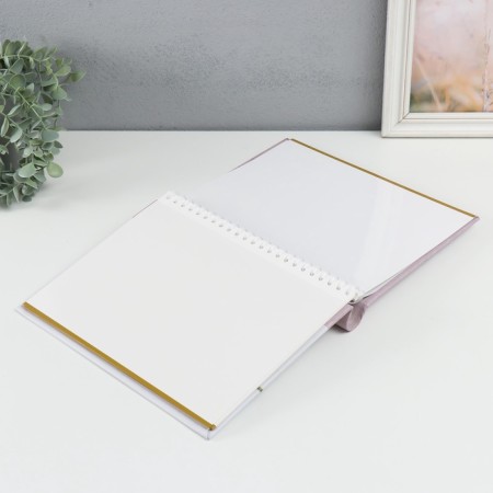 Photo album "Flower" 10 "magnetic" sheets 23x28cm, per-t intra-spiral-4