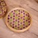 VAZ with a lid weaved, from bamboo 20x20x11 cm