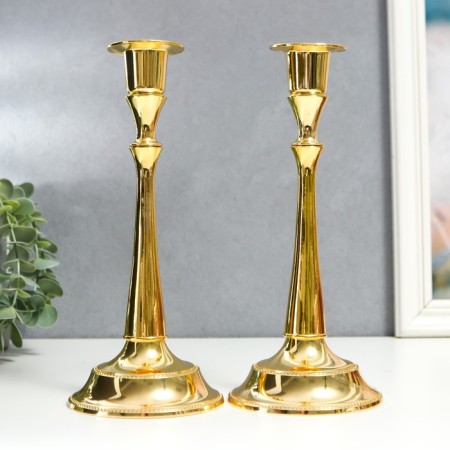 Summary Metal "smoothness" gold set 2 pcs 24x10x10 cm-1