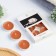 A set of tea candles flavored "cappuccino" in a gift box, 6 pcs