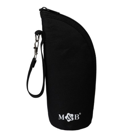 Thermo -tank for a bottle m & b on a zipper is black color-1