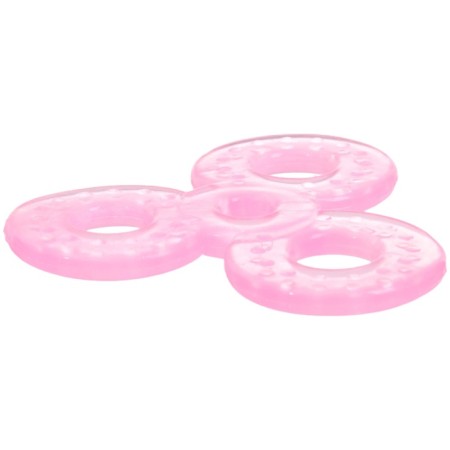 A set of silicone teethers “for the baby”, with a rattle, 3 pcs., I crush me-13