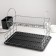 2-tier dishes dryer, 39 × 30 × 32.5, black color