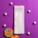 BOPP package with adhesive valve, transparent 6 x 14/4 cm, 25 mkm