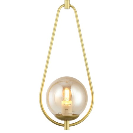 Suspension lamp Globo 1x27 40W, size 20x15x63.5-150 cm, color gold-1