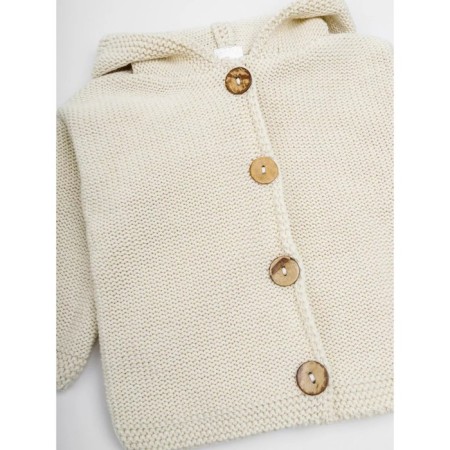 Sweater Children's Knitted Amarobaby Brush, height 86 cm, milk color-11