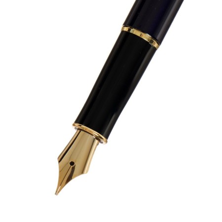 Gift feathers in the leatherette case, the case is blue with gold-3