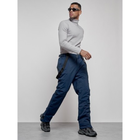 Semi-combinezone ski insulated male winter, size 48, dark blue color-20