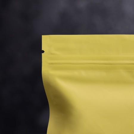 Package doy-pack, matte, yellow, 10 x 15 x 4 cm-3