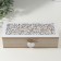 Casket wood 3 divisions "Butterflies and flowers" 9.7x24x7 cm
