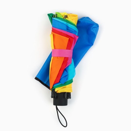 Women's rainbow umbrella “enjoy the rain”, 10 spokes.-5